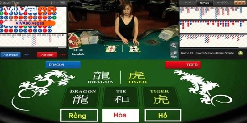 Cách đánh Long hổ hấp dẫn trong ván đấu cụ thể